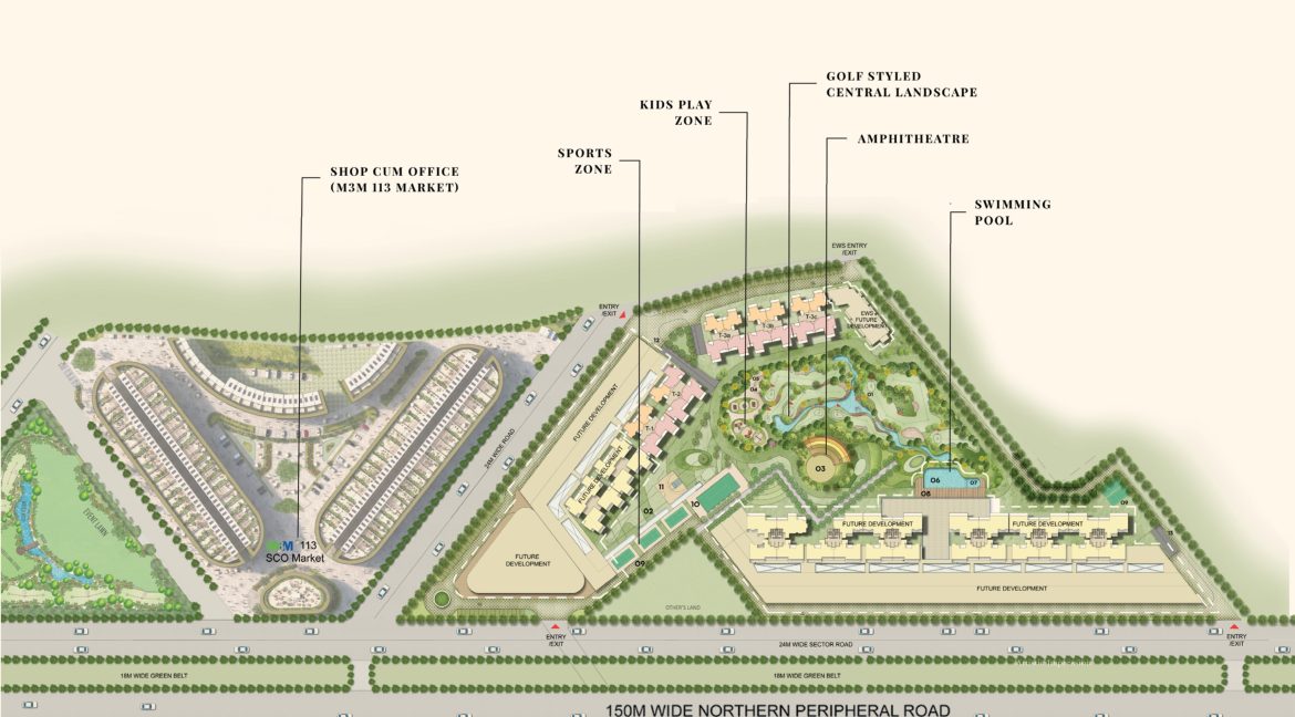 M3M Capital-Site Map